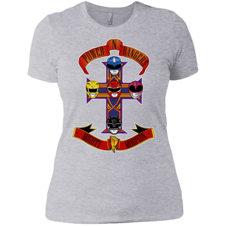 T-Shirts Heather Grey / X-Small Power N Rangers Women's Premium T-Shirt