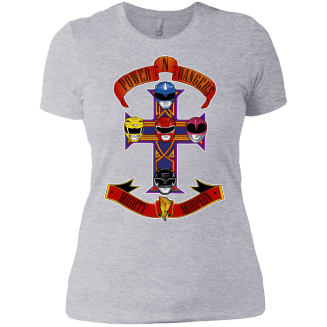 T-Shirts Heather Grey / X-Small Power N Rangers Women's Premium T-Shirt