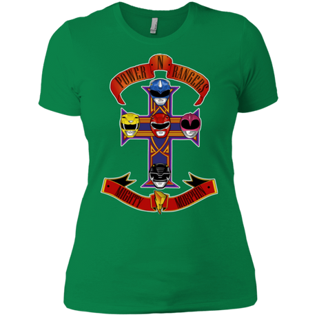 T-Shirts Kelly Green / X-Small Power N Rangers Women's Premium T-Shirt
