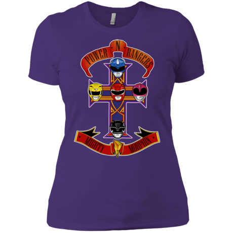 T-Shirts Purple / X-Small Power N Rangers Women's Premium T-Shirt