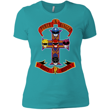 T-Shirts Tahiti Blue / X-Small Power N Rangers Women's Premium T-Shirt