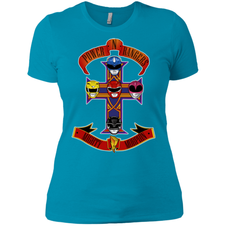 T-Shirts Turquoise / X-Small Power N Rangers Women's Premium T-Shirt