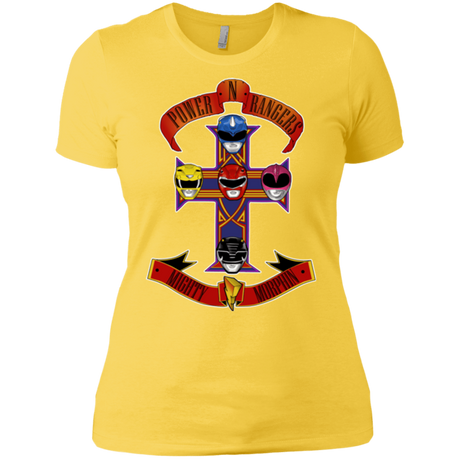 T-Shirts Vibrant Yellow / X-Small Power N Rangers Women's Premium T-Shirt