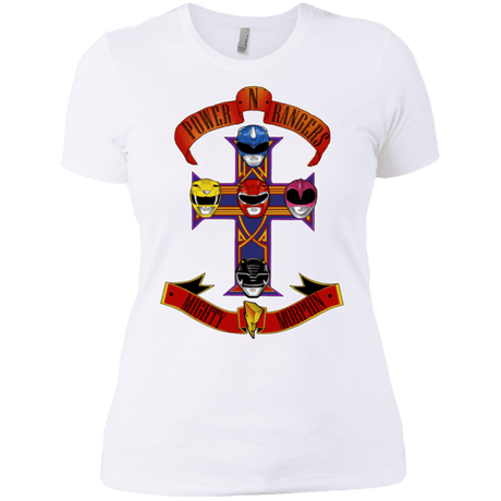 T-Shirts White / X-Small Power N Rangers Women's Premium T-Shirt