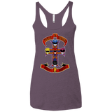T-Shirts Vintage Purple / X-Small Power N Rangers Women's Triblend Racerback Tank
