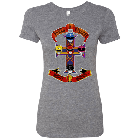 T-Shirts Premium Heather / Small Power N Rangers Women's Triblend T-Shirt