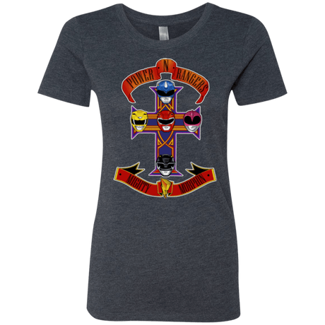 T-Shirts Vintage Navy / Small Power N Rangers Women's Triblend T-Shirt