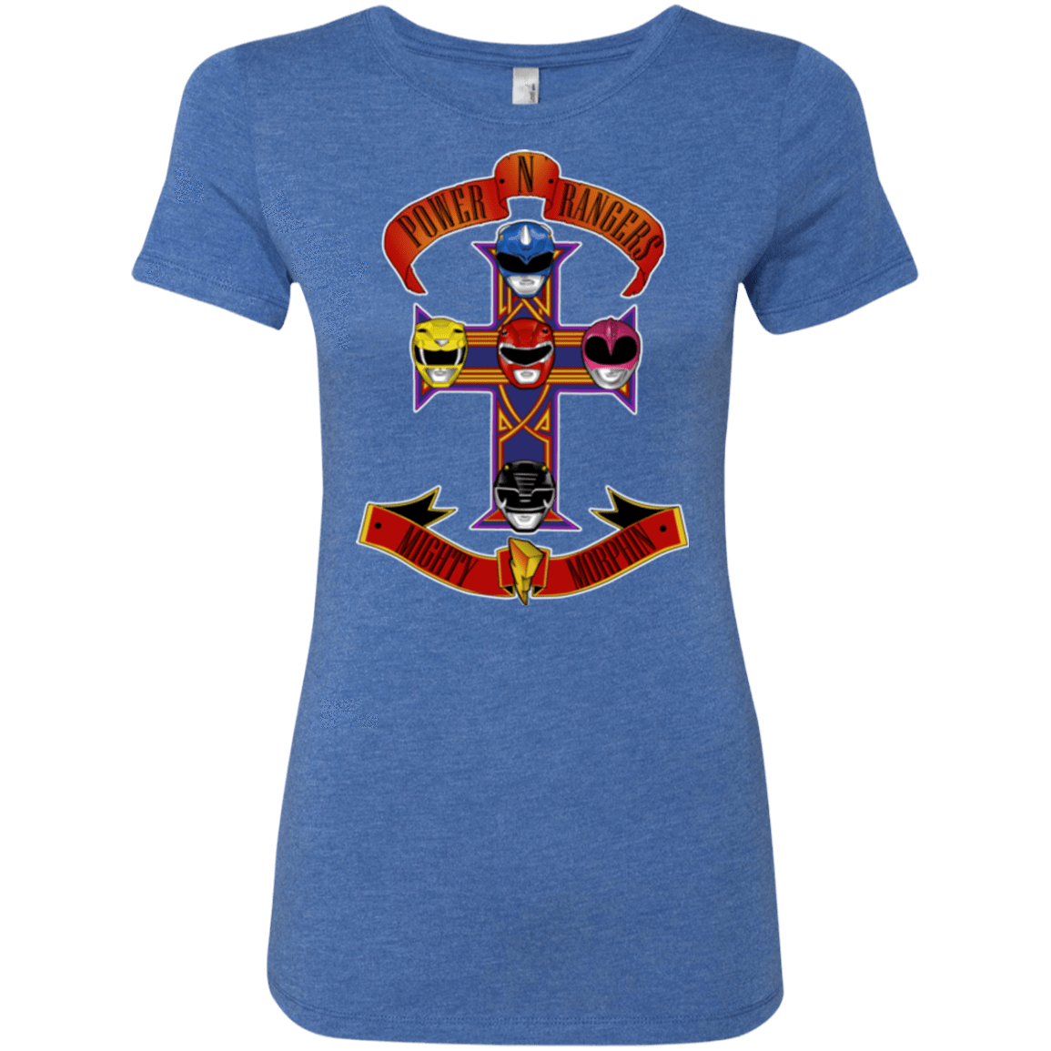 T-Shirts Vintage Royal / Small Power N Rangers Women's Triblend T-Shirt