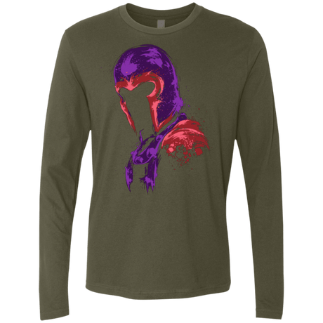 T-Shirts Military Green / Small Power of magnetism Men's Premium Long Sleeve