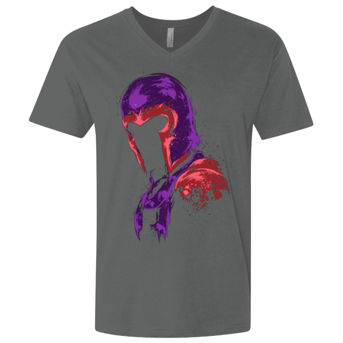 T-Shirts Heavy Metal / X-Small Power of magnetism Men's Premium V-Neck