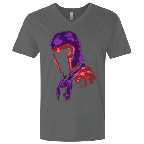 T-Shirts Heavy Metal / X-Small Power of magnetism Men's Premium V-Neck
