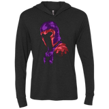 T-Shirts Vintage Black / X-Small Power of magnetism Triblend Long Sleeve Hoodie Tee