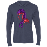 T-Shirts Vintage Navy / X-Small Power of magnetism Triblend Long Sleeve Hoodie Tee