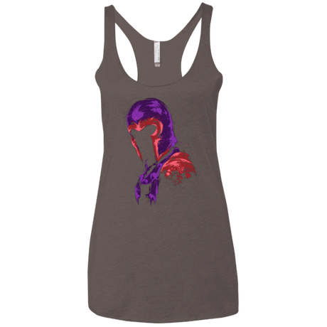 T-Shirts Macchiato / X-Small Power of magnetism Women's Triblend Racerback Tank
