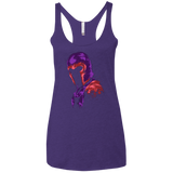 T-Shirts Purple / X-Small Power of magnetism Women's Triblend Racerback Tank