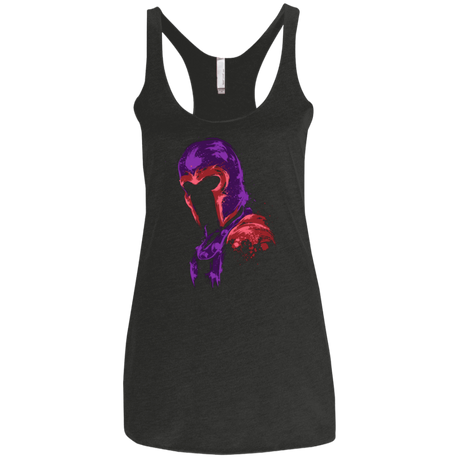 T-Shirts Vintage Black / X-Small Power of magnetism Women's Triblend Racerback Tank