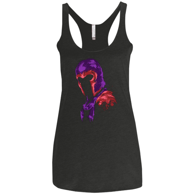 T-Shirts Vintage Black / X-Small Power of magnetism Women's Triblend Racerback Tank