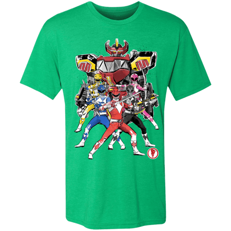 T-Shirts Envy / S Power Rangers sumi-e Men's Triblend T-Shirt