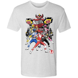 T-Shirts Heather White / S Power Rangers sumi-e Men's Triblend T-Shirt