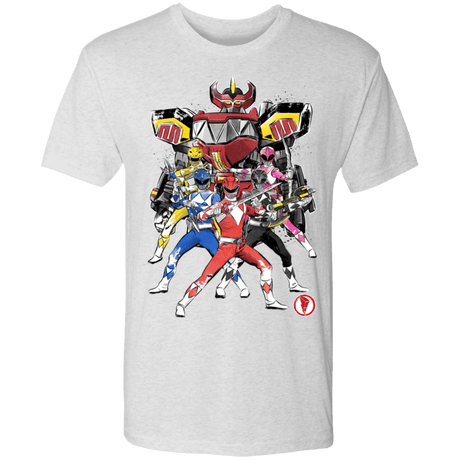 T-Shirts Heather White / S Power Rangers sumi-e Men's Triblend T-Shirt