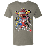 T-Shirts Venetian Grey / S Power Rangers sumi-e Men's Triblend T-Shirt