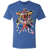 T-Shirts Vintage Royal / S Power Rangers sumi-e Men's Triblend T-Shirt