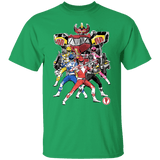 T-Shirts Irish Green / S Power Rangers sumi-e T-Shirt