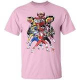 T-Shirts Light Pink / S Power Rangers sumi-e T-Shirt