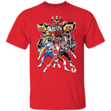 T-Shirts Red / S Power Rangers sumi-e T-Shirt