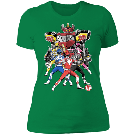 T-Shirts Kelly Green / S Power Rangers sumi-e Women's Premium T-Shirt