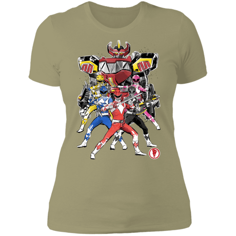 T-Shirts Light Olive / S Power Rangers sumi-e Women's Premium T-Shirt
