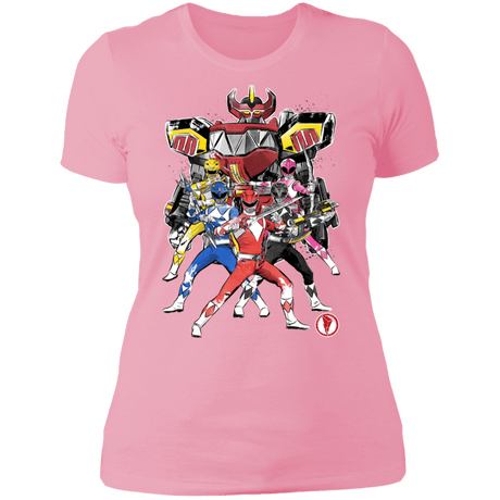 T-Shirts Light Pink / S Power Rangers sumi-e Women's Premium T-Shirt