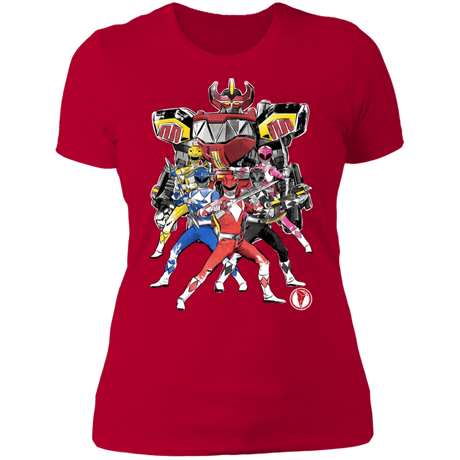 T-Shirts Red / S Power Rangers sumi-e Women's Premium T-Shirt