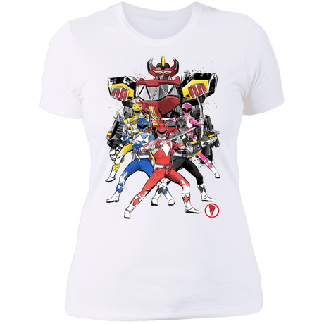 T-Shirts White / S Power Rangers sumi-e Women's Premium T-Shirt