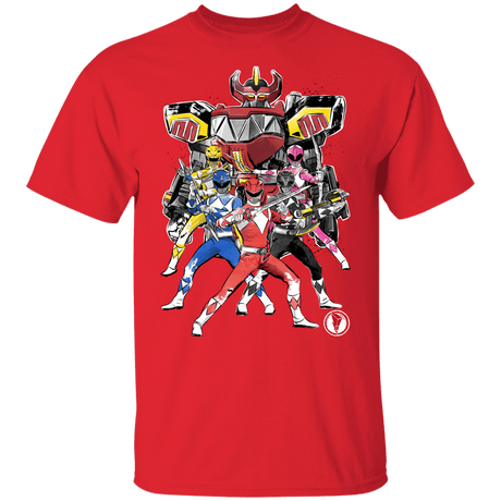 T-Shirts Red / YXS Power Rangers sumi-e Youth T-Shirt