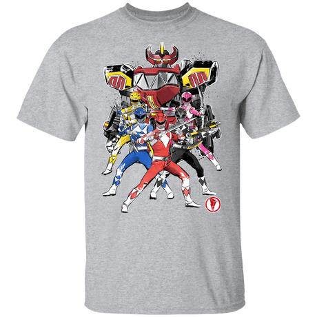 T-Shirts Sport Grey / YXS Power Rangers sumi-e Youth T-Shirt