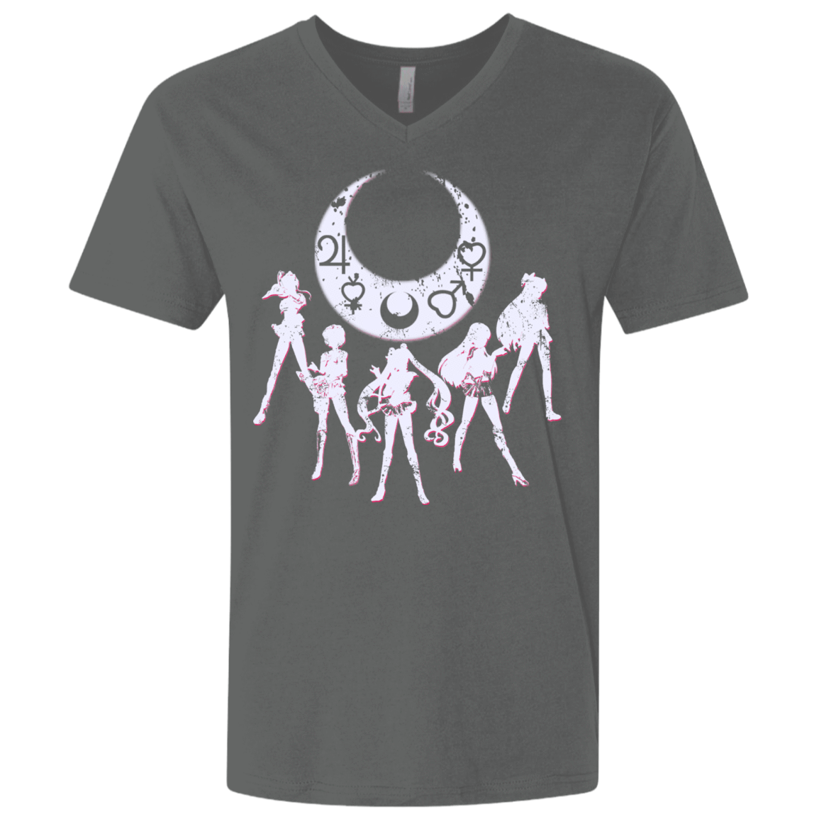 T-Shirts Heavy Metal / X-Small Power Sailor Men's Premium V-Neck