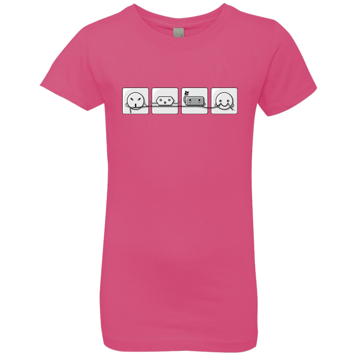 T-Shirts Hot Pink / YXS Power Struggle Girls Premium T-Shirt