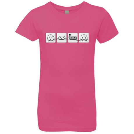 T-Shirts Hot Pink / YXS Power Struggle Girls Premium T-Shirt