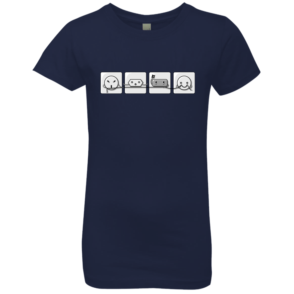 T-Shirts Midnight Navy / YXS Power Struggle Girls Premium T-Shirt