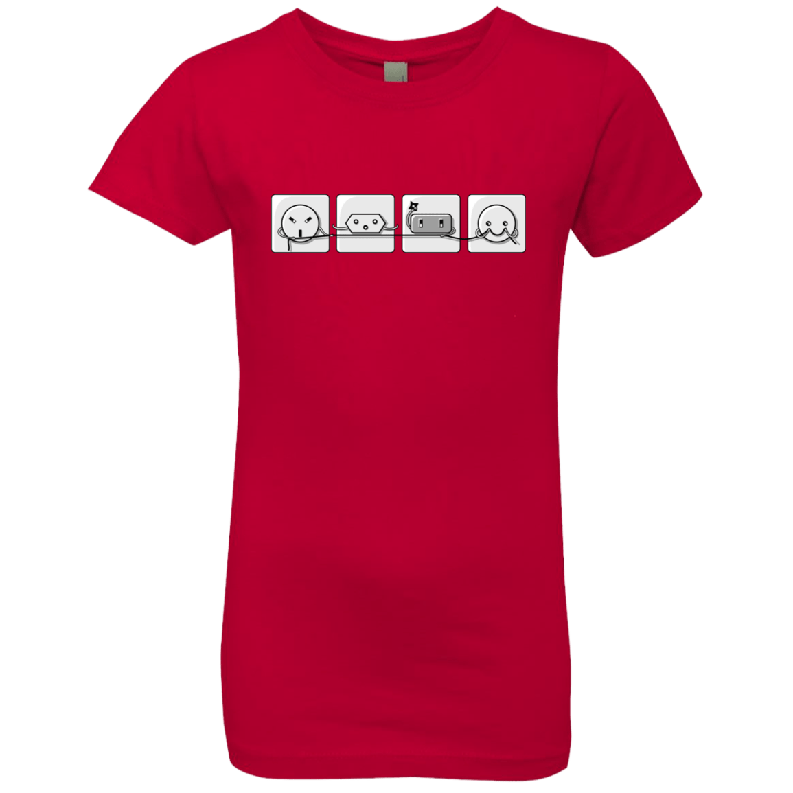 T-Shirts Red / YXS Power Struggle Girls Premium T-Shirt