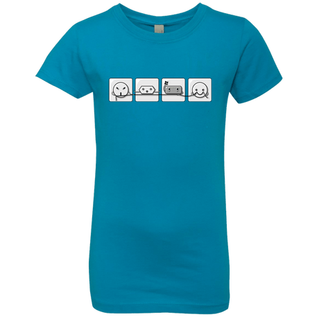 T-Shirts Turquoise / YXS Power Struggle Girls Premium T-Shirt