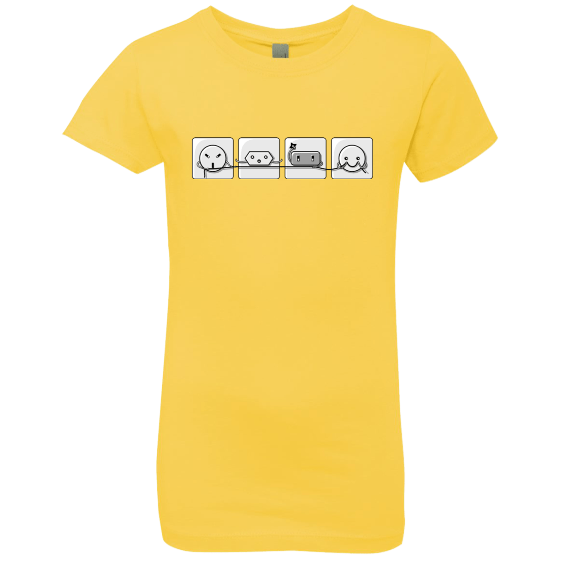 T-Shirts Vibrant Yellow / YXS Power Struggle Girls Premium T-Shirt