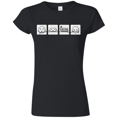 T-Shirts Black / S Power Struggle Junior Slimmer-Fit T-Shirt