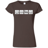 T-Shirts Dark Chocolate / S Power Struggle Junior Slimmer-Fit T-Shirt