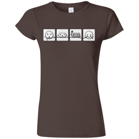 T-Shirts Dark Chocolate / S Power Struggle Junior Slimmer-Fit T-Shirt