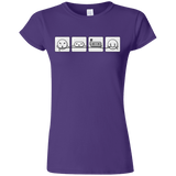 T-Shirts Purple / S Power Struggle Junior Slimmer-Fit T-Shirt