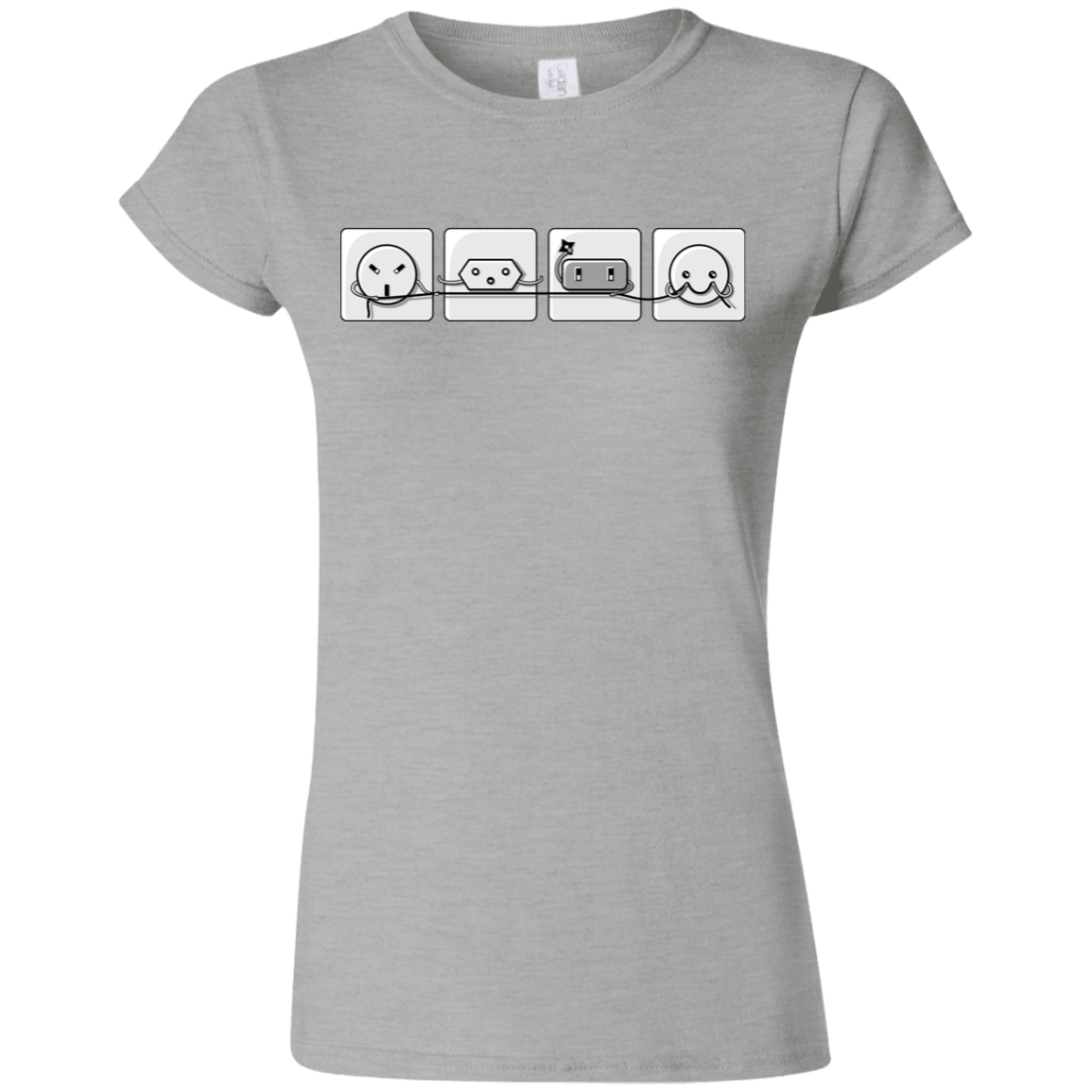 T-Shirts Sport Grey / S Power Struggle Junior Slimmer-Fit T-Shirt