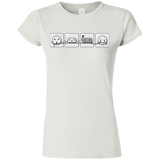 T-Shirts White / S Power Struggle Junior Slimmer-Fit T-Shirt