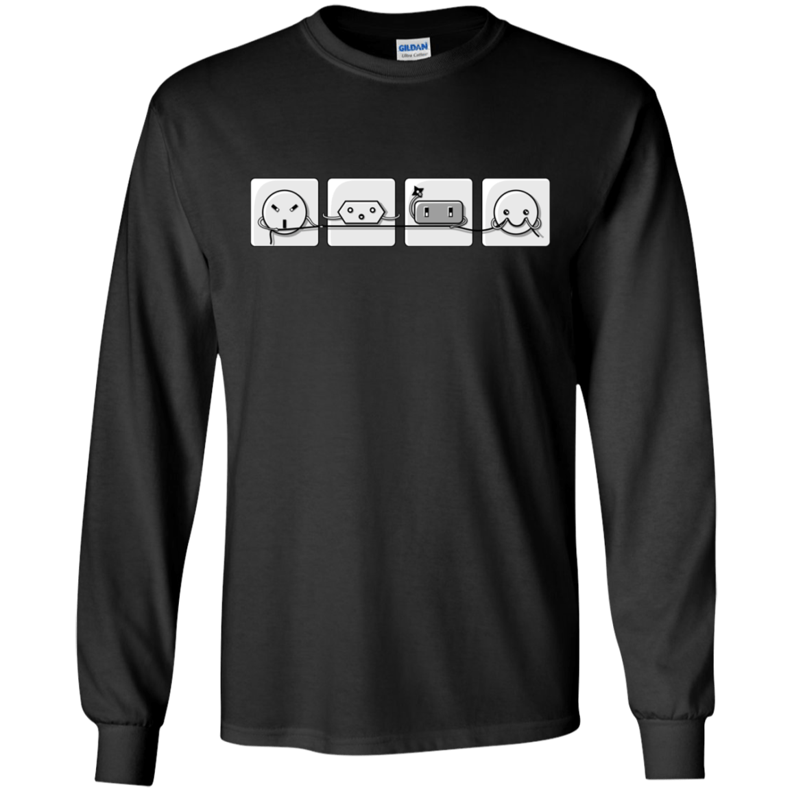 T-Shirts Black / S Power Struggle Men's Long Sleeve T-Shirt